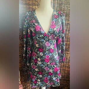 Nasty Gal Multicolor Floral Dress